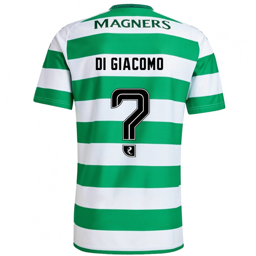 Danxen Män Rocco Di Giacomo #0 Grön Vit Hemmatröja Matchtröjor 2024/25 Tröjor T-Tröja