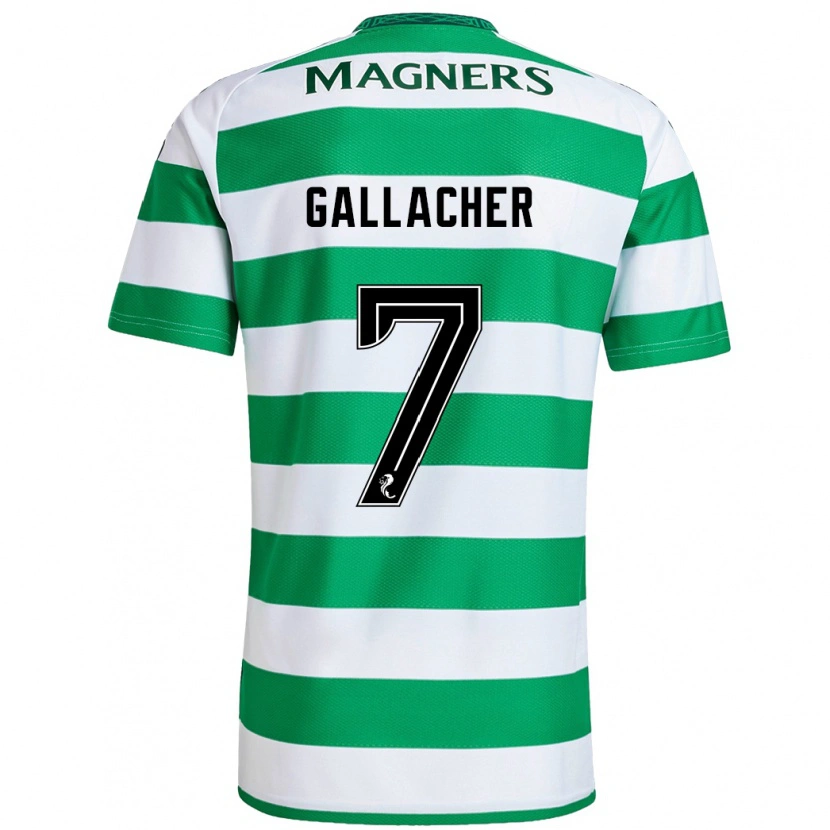 Danxen Män Amy Gallacher #7 Grön Vit Hemmatröja Matchtröjor 2024/25 Tröjor T-Tröja