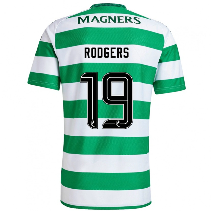 Danxen Män Lisa Rodgers #19 Grön Vit Hemmatröja Matchtröjor 2024/25 Tröjor T-Tröja