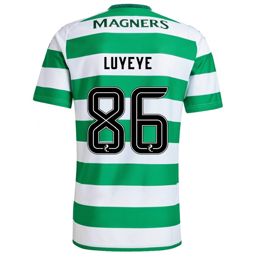 Danxen Män Benny-Jackson Luyeye #86 Grön Vit Hemmatröja Matchtröjor 2024/25 Tröjor T-Tröja