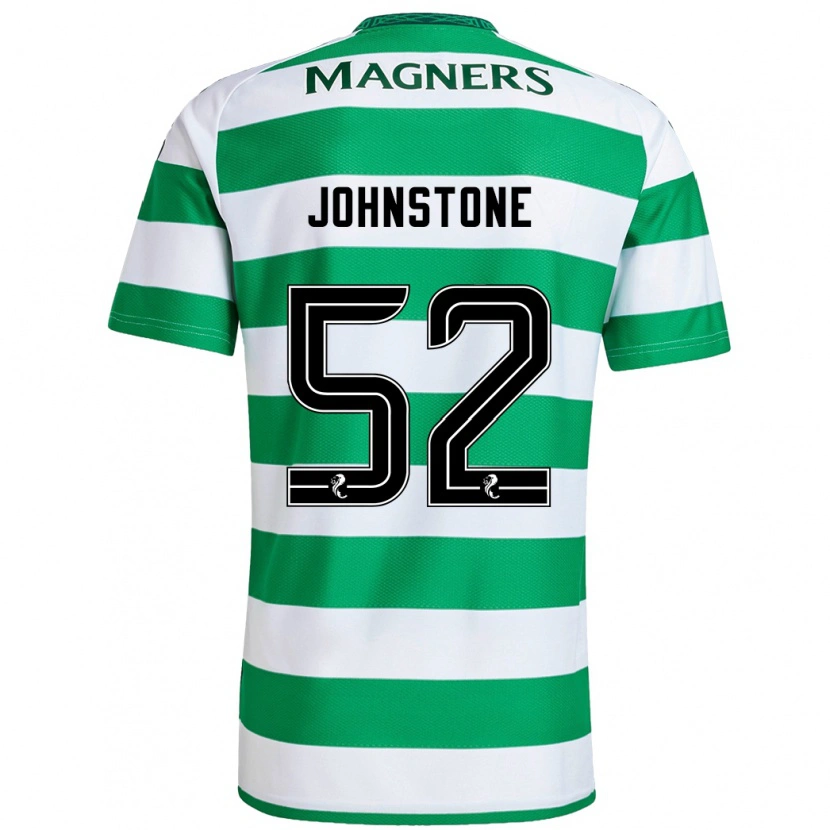 Danxen Män Rachael Johnstone #52 Grön Vit Hemmatröja Matchtröjor 2024/25 Tröjor T-Tröja