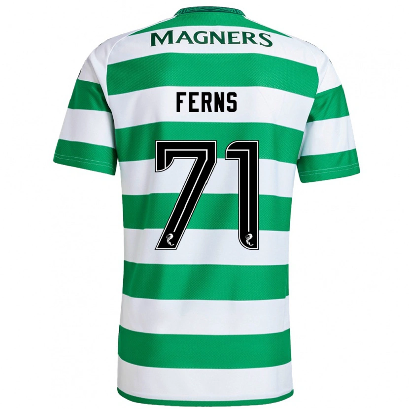 Danxen Män Abbie Ferns #71 Grön Vit Hemmatröja Matchtröjor 2024/25 Tröjor T-Tröja