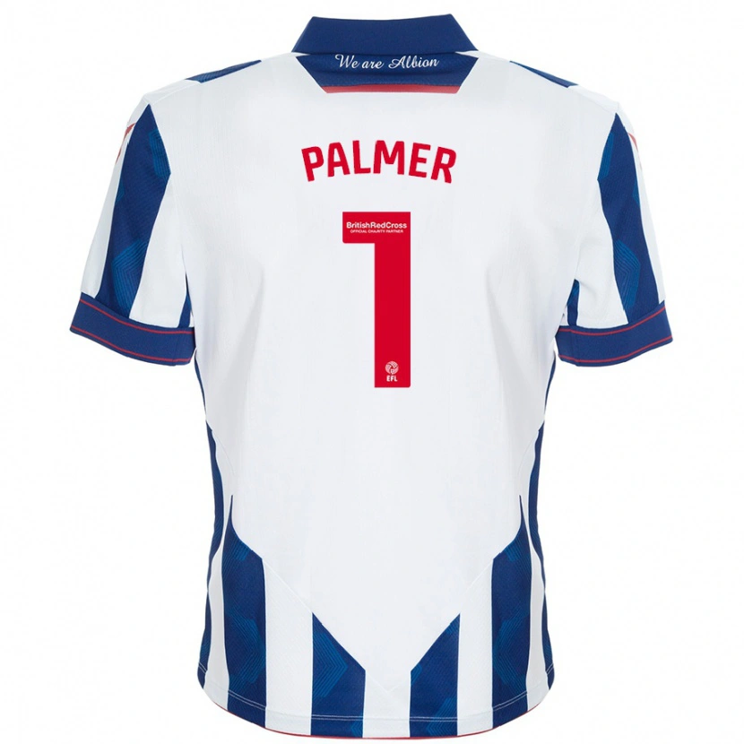 Danxen Män Alex Palmer #1 Vit Mörkblå Hemmatröja Matchtröjor 2024/25 Tröjor T-Tröja