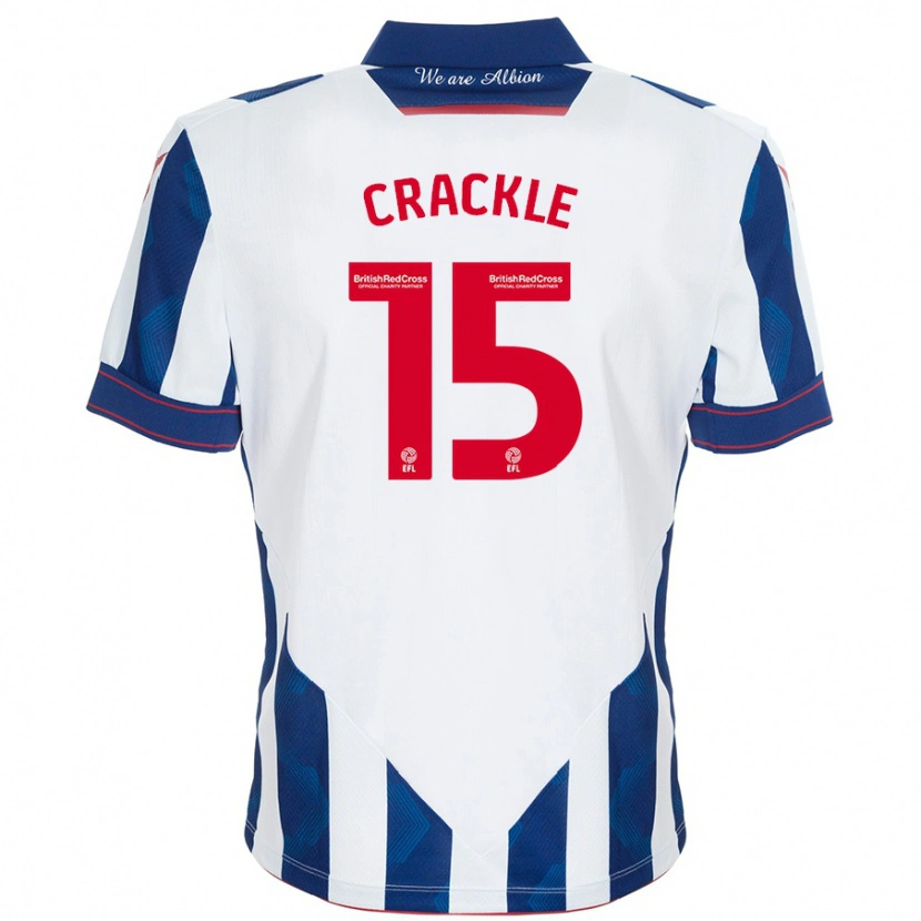 Danxen Män Hayley Crackle #15 Vit Mörkblå Hemmatröja Matchtröjor 2024/25 Tröjor T-Tröja