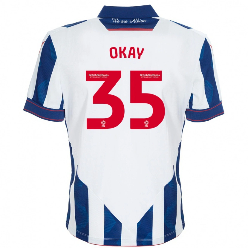 Danxen Män Okay Yokuşlu #35 Vit Mörkblå Hemmatröja Matchtröjor 2024/25 Tröjor T-Tröja