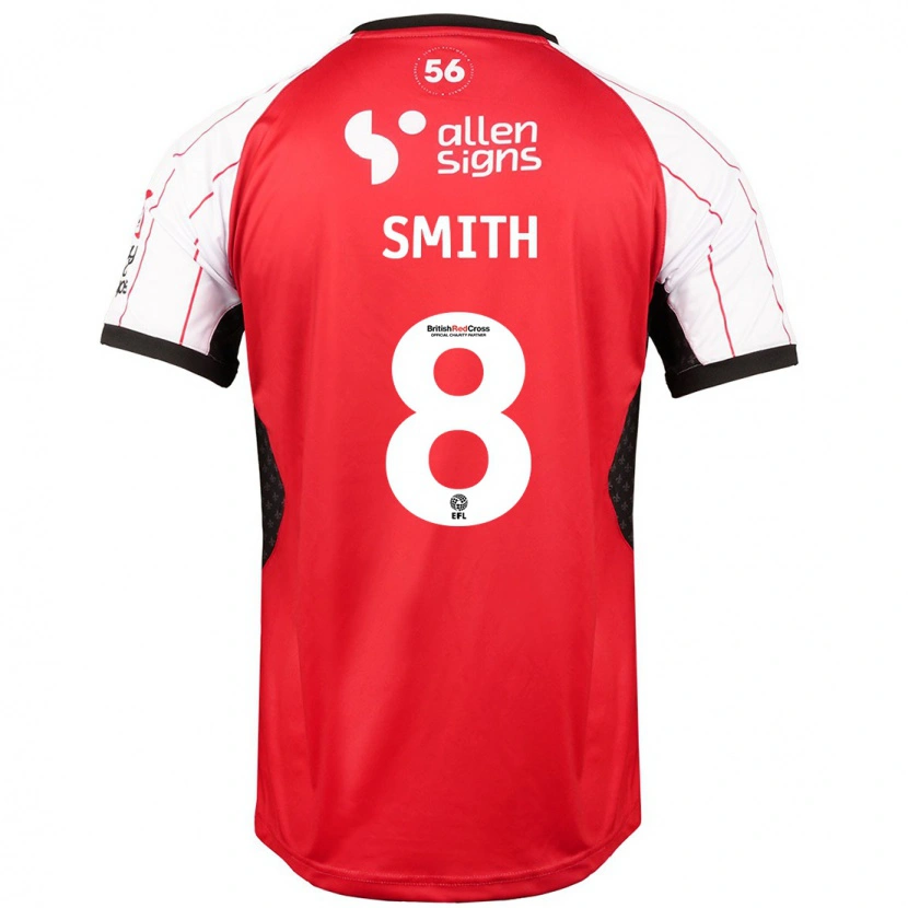 Danxen Män Alistair Smith #8 Vit Hemmatröja Matchtröjor 2024/25 Tröjor T-Tröja