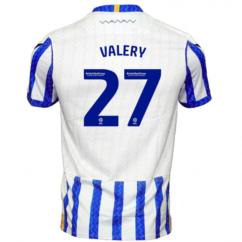 Danxen Män Yan Valery #27 Blå Vit Hemmatröja Matchtröjor 2024/25 Tröjor T-Tröja