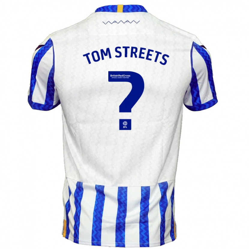 Danxen Män Tom Streets #0 Blå Vit Hemmatröja Matchtröjor 2024/25 Tröjor T-Tröja