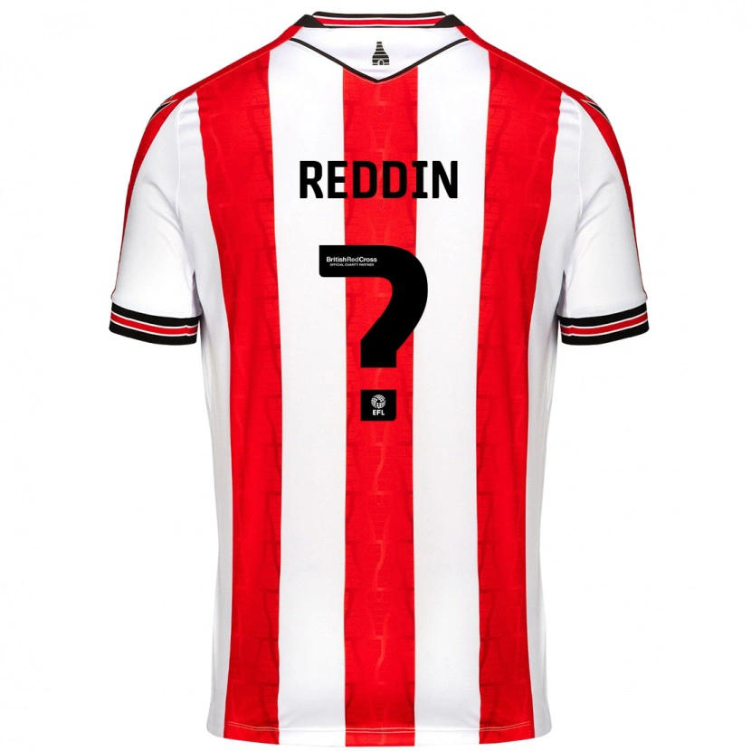 Danxen Män Kahrel Reddin #0 Röd Vit Hemmatröja Matchtröjor 2024/25 Tröjor T-Tröja
