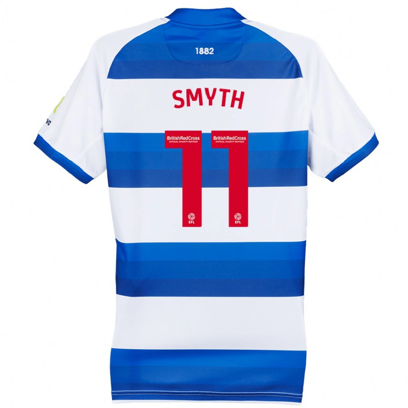 Danxen Män Paul Smyth #11 Vit Blå Hemmatröja Matchtröjor 2024/25 Tröjor T-Tröja