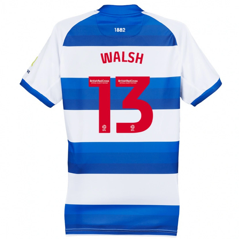 Danxen Män Joe Walsh #13 Vit Blå Hemmatröja Matchtröjor 2024/25 Tröjor T-Tröja