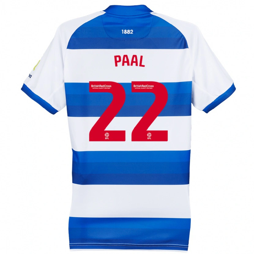 Danxen Män Kenneth Paal #22 Vit Blå Hemmatröja Matchtröjor 2024/25 Tröjor T-Tröja