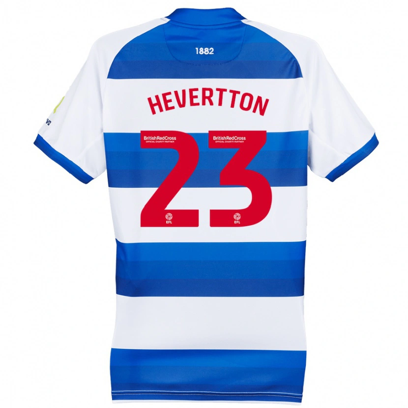 Danxen Män Hevertton #23 Vit Blå Hemmatröja Matchtröjor 2024/25 Tröjor T-Tröja