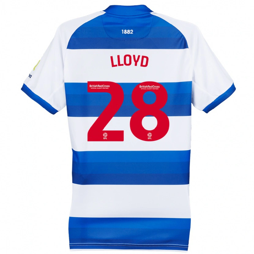Danxen Män Alfie Lloyd #28 Vit Blå Hemmatröja Matchtröjor 2024/25 Tröjor T-Tröja