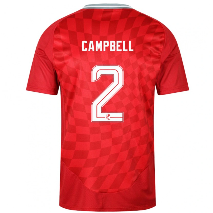 Danxen Män Loren Campbell #2 Röd Hemmatröja Matchtröjor 2024/25 Tröjor T-Tröja