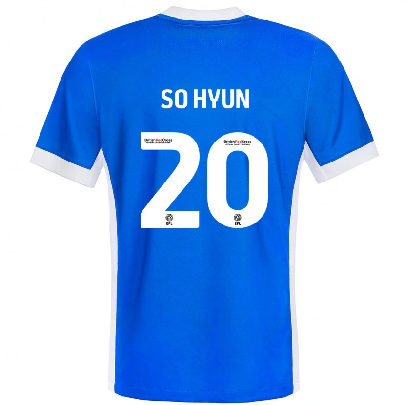 Danxen Män Cho So-Hyun #20 Blå Vit Hemmatröja Matchtröjor 2024/25 Tröjor T-Tröja