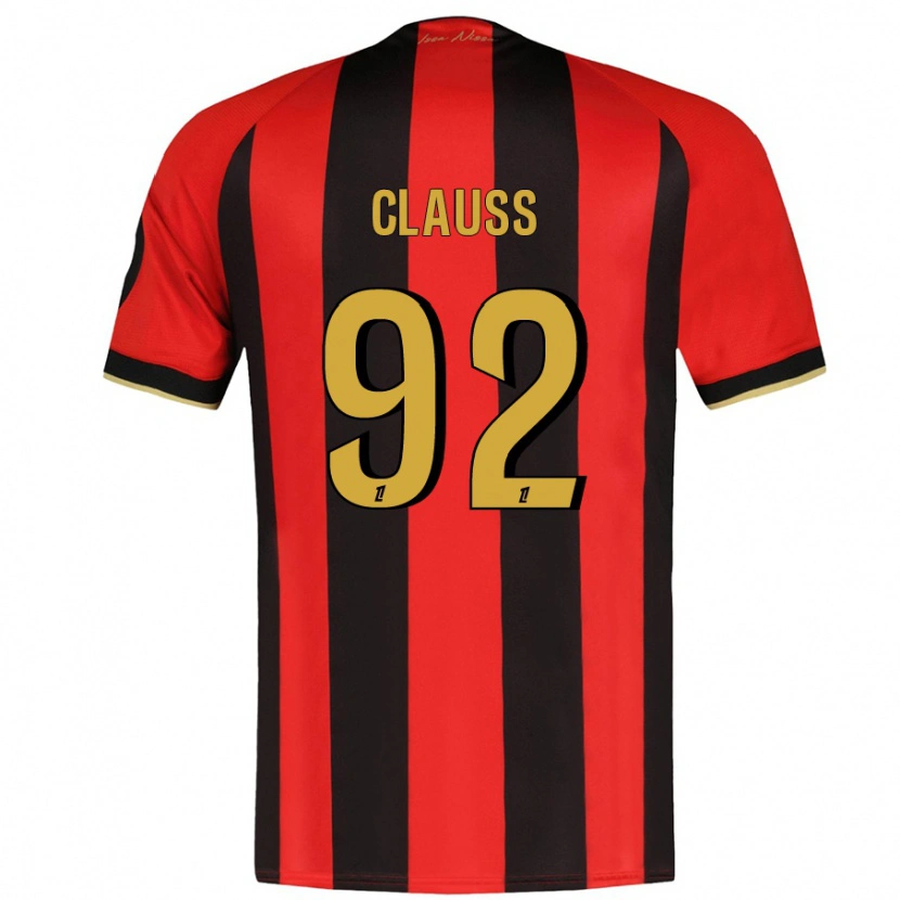 Danxen Män Jonathan Clauss #92 Röd Svart Hemmatröja Matchtröjor 2024/25 Tröjor T-Tröja
