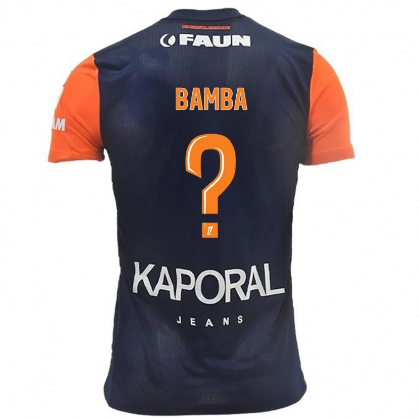 Danxen Män Adama Bamba #0 Marinblå Orange Hemmatröja Matchtröjor 2024/25 Tröjor T-Tröja
