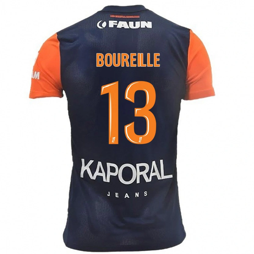 Danxen Män Celeste Boureille #13 Marinblå Orange Hemmatröja Matchtröjor 2024/25 Tröjor T-Tröja