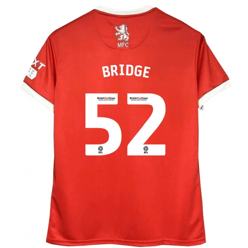 Danxen Män Aj Bridge #52 Röd Vit Hemmatröja Matchtröjor 2024/25 Tröjor T-Tröja