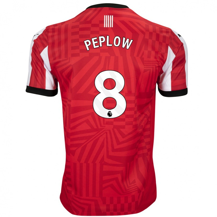 Danxen Män Chloe Peplow #8 Röd Vit Hemmatröja Matchtröjor 2024/25 Tröjor T-Tröja