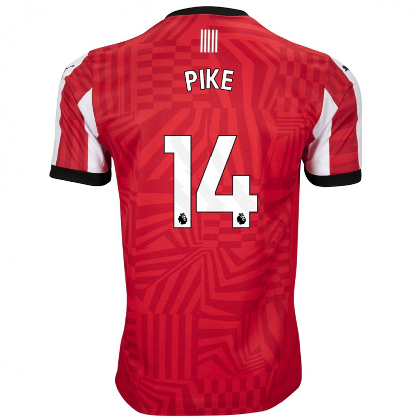 Danxen Män Molly Pike #14 Röd Vit Hemmatröja Matchtröjor 2024/25 Tröjor T-Tröja