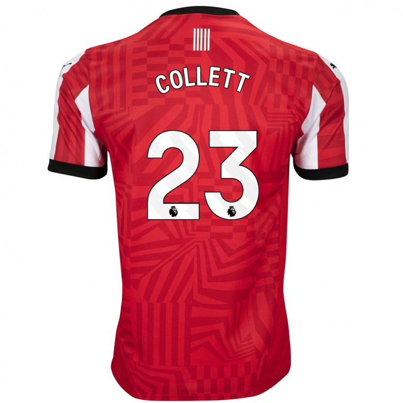 Danxen Män Megan Collett #23 Röd Vit Hemmatröja Matchtröjor 2024/25 Tröjor T-Tröja