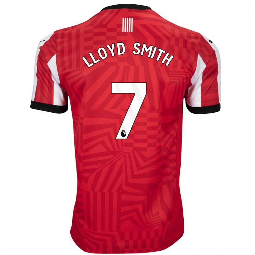Danxen Män Lexi Lloyd-Smith #7 Röd Vit Hemmatröja Matchtröjor 2024/25 Tröjor T-Tröja