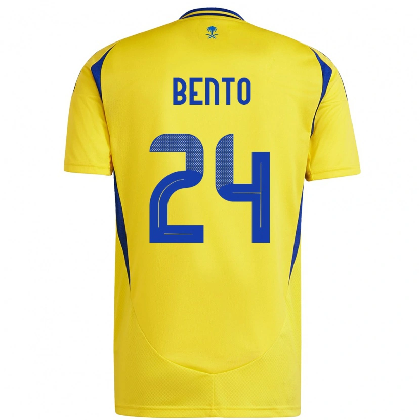 Danxen Män Bento #24 Gul Blå Hemmatröja Matchtröjor 2024/25 Tröjor T-Tröja