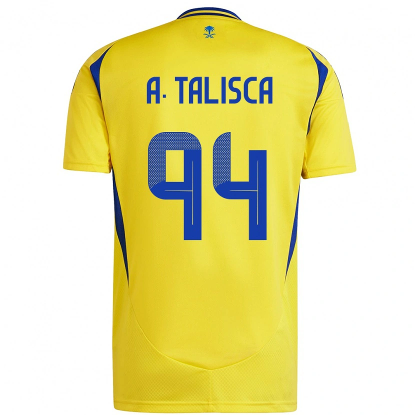 Danxen Män Talisca #94 Gul Blå Hemmatröja Matchtröjor 2024/25 Tröjor T-Tröja