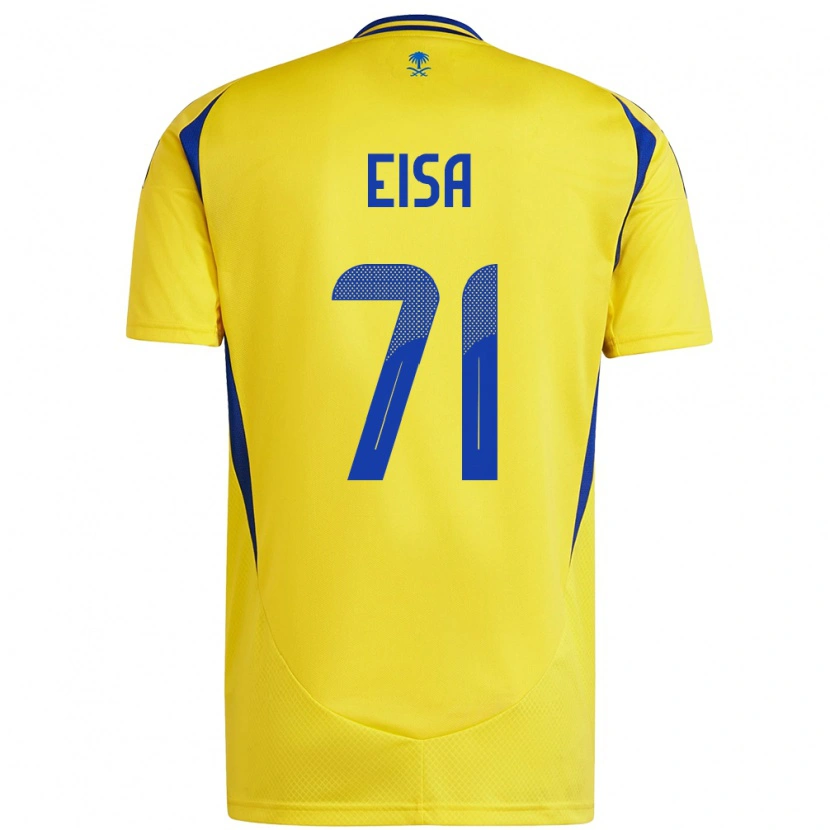Danxen Män Bayan Eisa #71 Gul Blå Hemmatröja Matchtröjor 2024/25 Tröjor T-Tröja