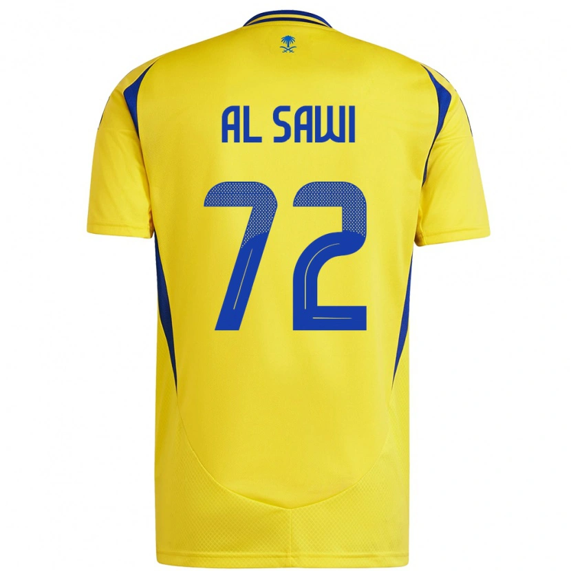 Danxen Män Etaf Al-Sawi #72 Gul Blå Hemmatröja Matchtröjor 2024/25 Tröjor T-Tröja
