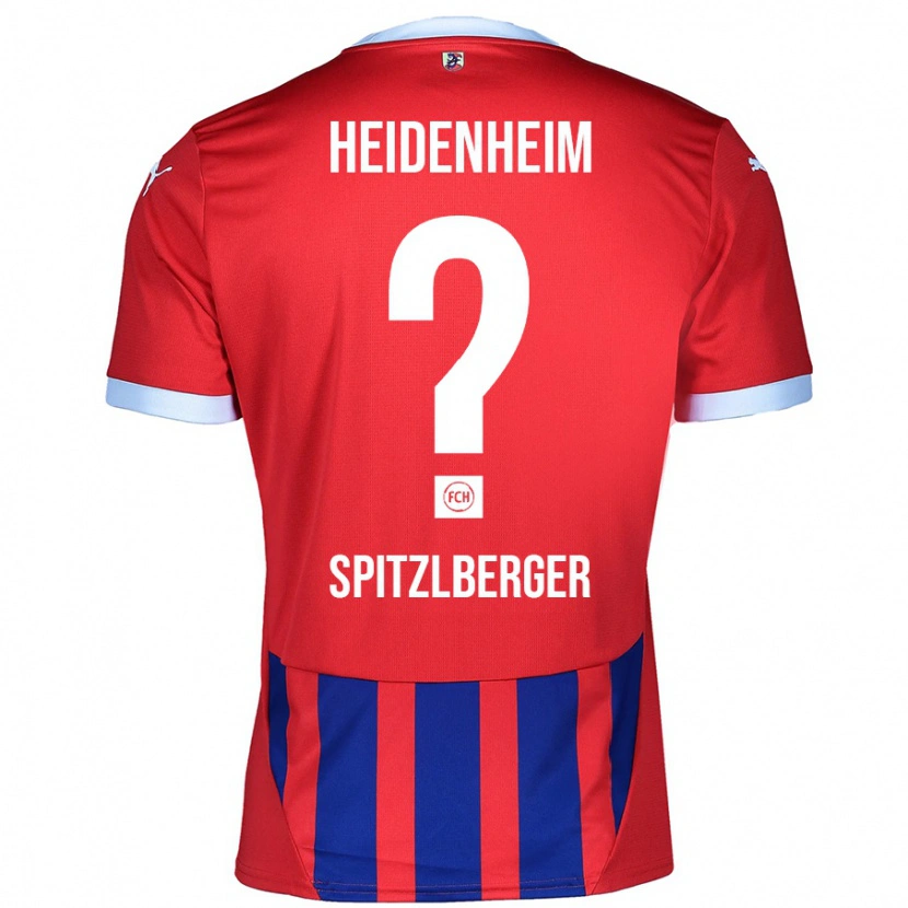 Danxen Män Tyler Spitzlberger #0 Röd Blå Hemmatröja Matchtröjor 2024/25 Tröjor T-Tröja