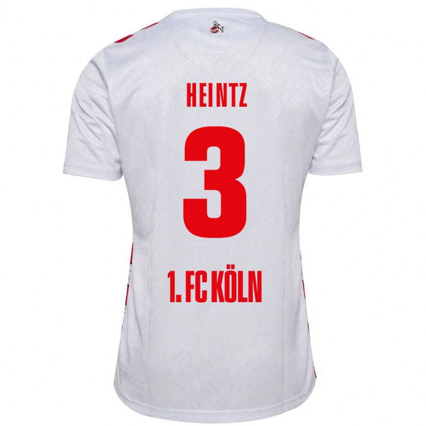 Danxen Män Dominique Heintz #3 Vit Röd Hemmatröja Matchtröjor 2024/25 Tröjor T-Tröja