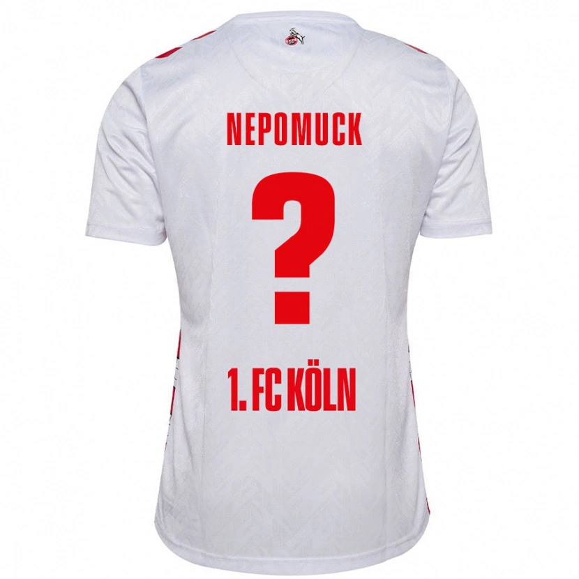 Danxen Män Simon Nepomuck #0 Vit Röd Hemmatröja Matchtröjor 2024/25 Tröjor T-Tröja