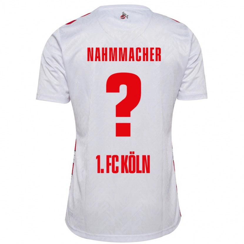 Danxen Män Emil Nahmmacher #0 Vit Röd Hemmatröja Matchtröjor 2024/25 Tröjor T-Tröja