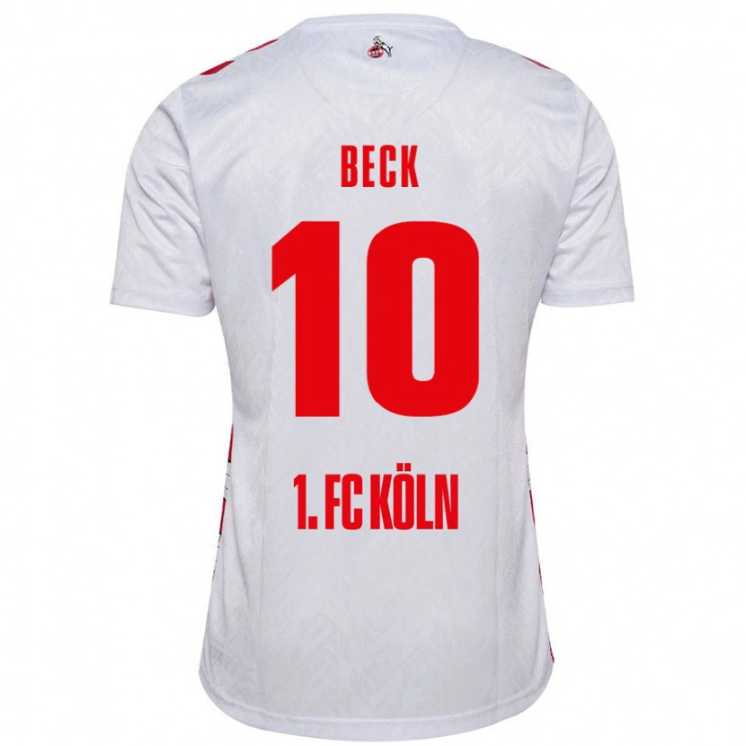 Danxen Män Sharon Beck #10 Vit Röd Hemmatröja Matchtröjor 2024/25 Tröjor T-Tröja