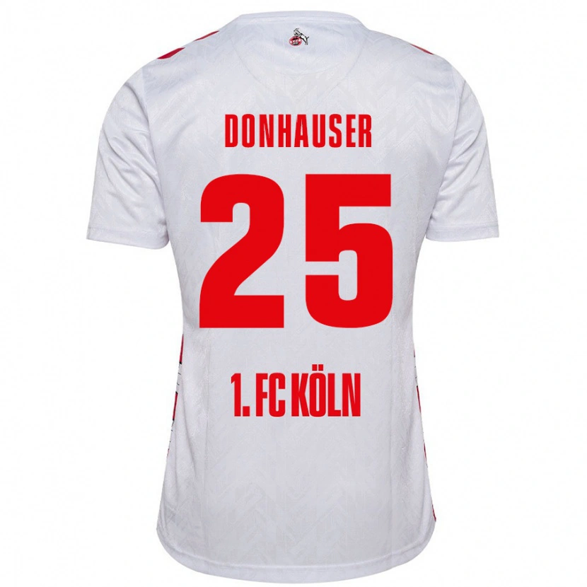 Danxen Män Laura Donhauser #25 Vit Röd Hemmatröja Matchtröjor 2024/25 Tröjor T-Tröja