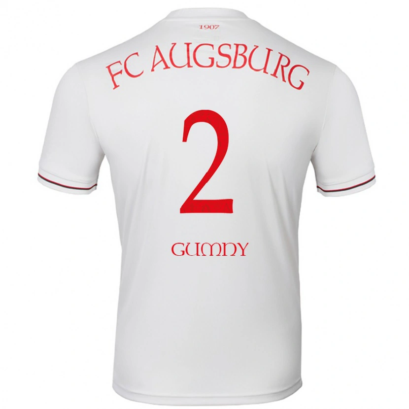 Danxen Män Robert Gumny #2 Vit Hemmatröja Matchtröjor 2024/25 Tröjor T-Tröja
