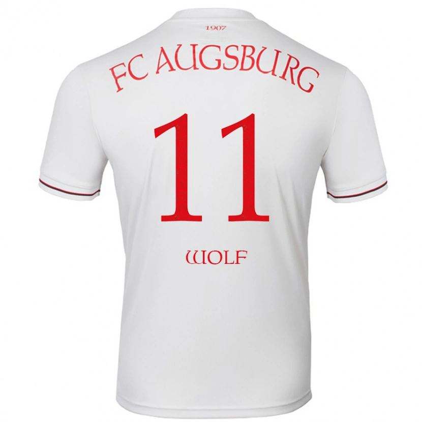 Danxen Män Marius Wolf #11 Vit Hemmatröja Matchtröjor 2024/25 Tröjor T-Tröja