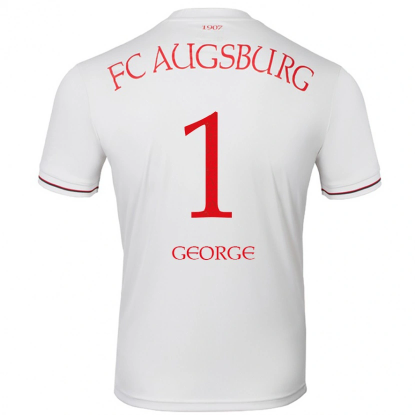 Danxen Män Noah George #1 Vit Hemmatröja Matchtröjor 2024/25 Tröjor T-Tröja