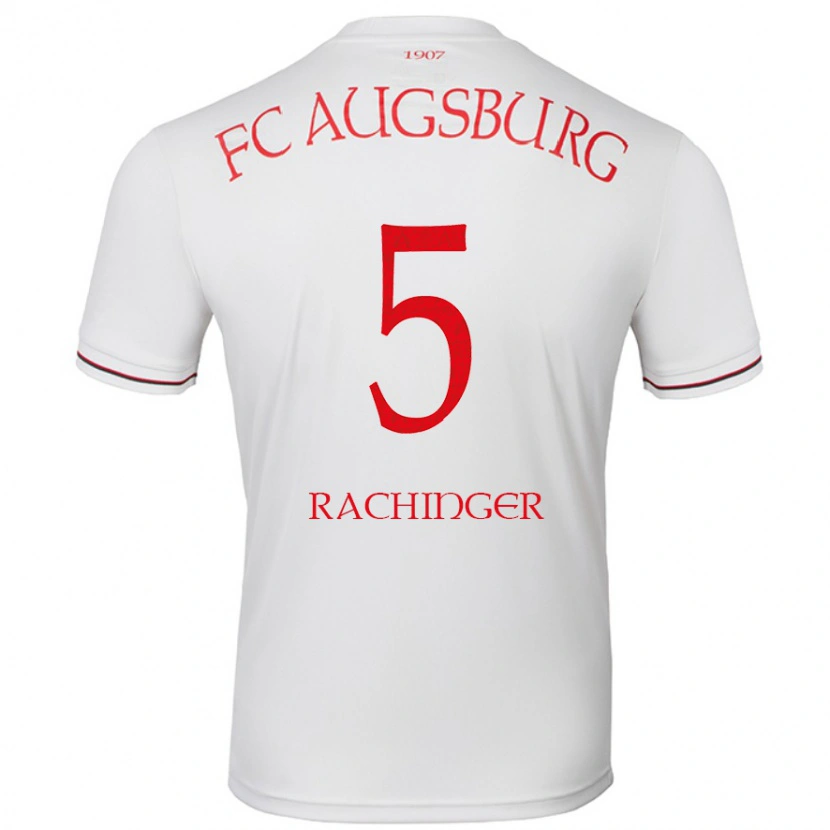 Danxen Män Lorenz Rachinger #5 Vit Hemmatröja Matchtröjor 2024/25 Tröjor T-Tröja