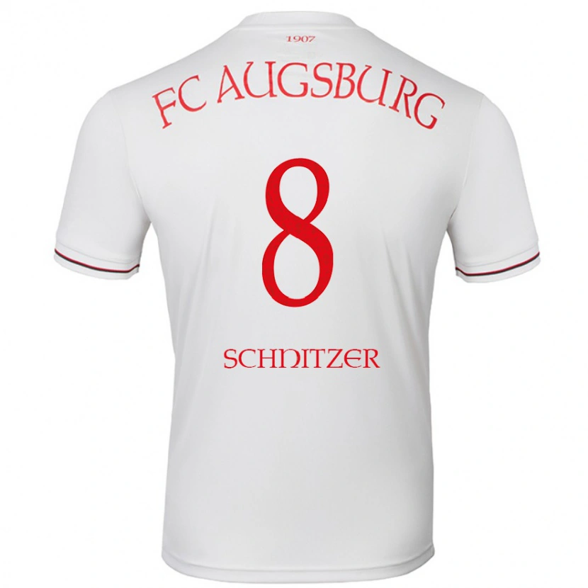 Danxen Män Tim Schnitzer #8 Vit Hemmatröja Matchtröjor 2024/25 Tröjor T-Tröja