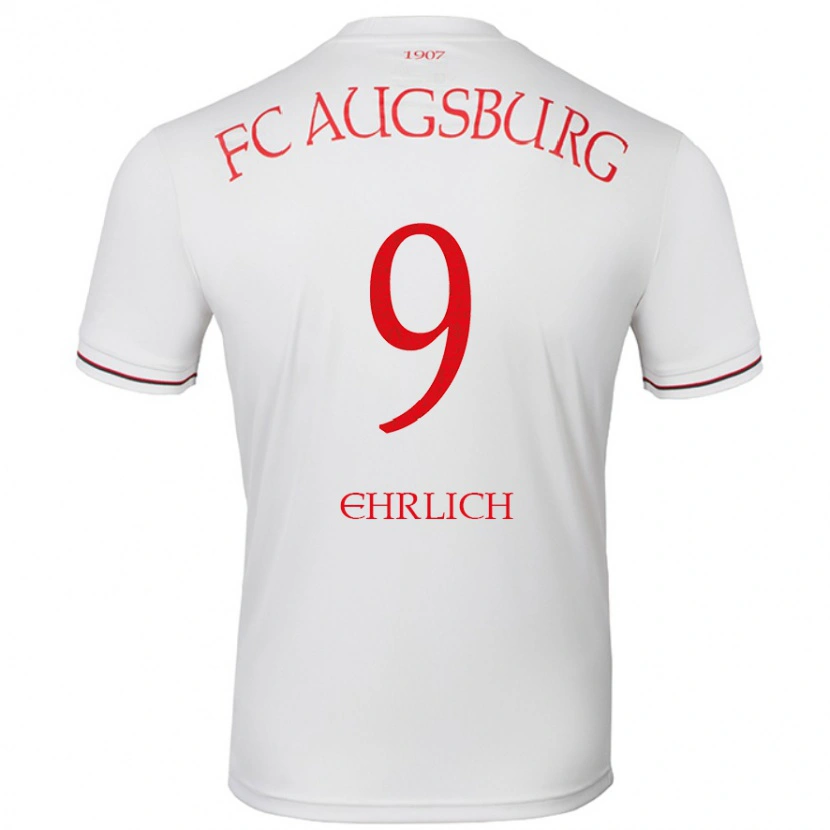 Danxen Män Lucas Ehrlich #9 Vit Hemmatröja Matchtröjor 2024/25 Tröjor T-Tröja