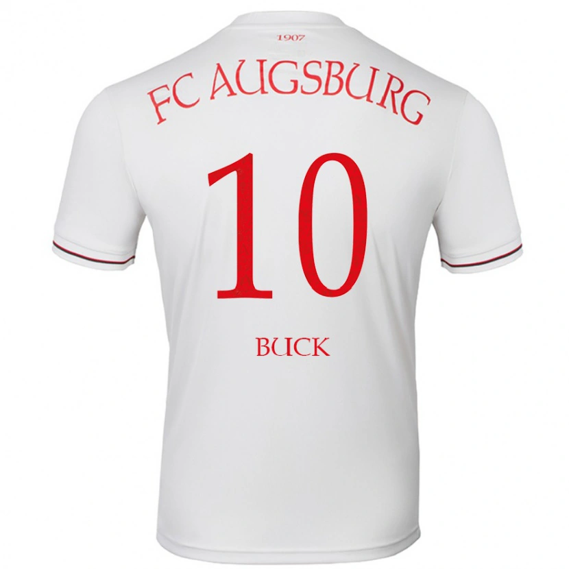 Danxen Män Dustin Buck #10 Vit Hemmatröja Matchtröjor 2024/25 Tröjor T-Tröja