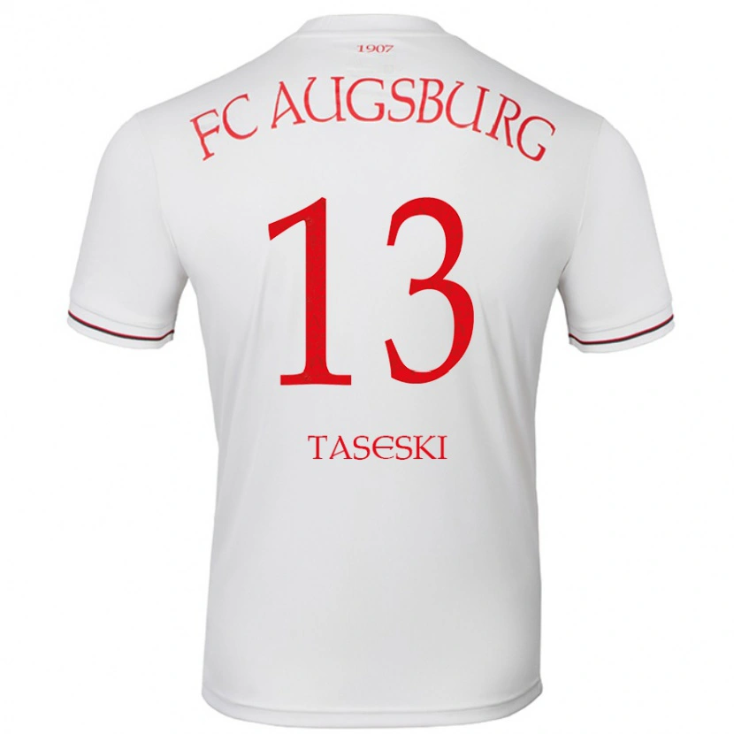 Danxen Män Kristijan Taseski #13 Vit Hemmatröja Matchtröjor 2024/25 Tröjor T-Tröja