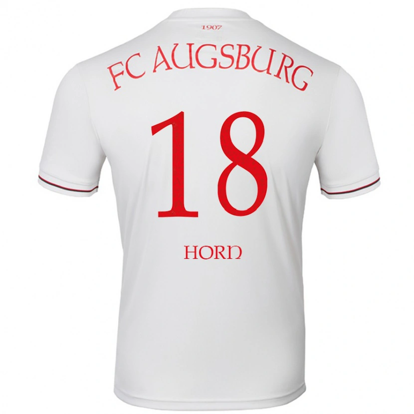 Danxen Män Tobias Horn #18 Vit Hemmatröja Matchtröjor 2024/25 Tröjor T-Tröja