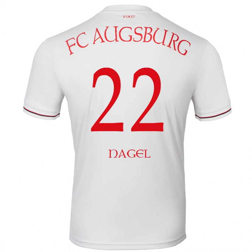 Danxen Män Timo Nagel #22 Vit Hemmatröja Matchtröjor 2024/25 Tröjor T-Tröja