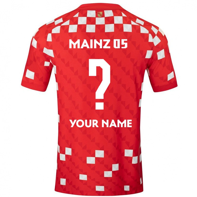 Danxen Män Ditt Namn #0 Vit Röd Hemmatröja Matchtröjor 2024/25 Tröjor T-Tröja