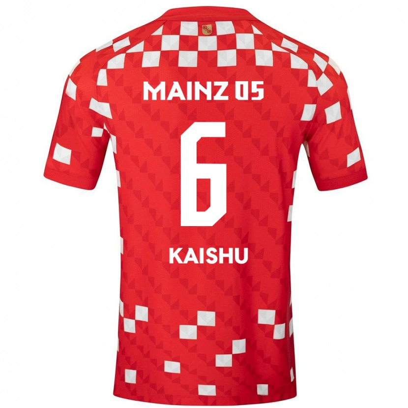 Danxen Män Kaishu Sano #6 Vit Röd Hemmatröja Matchtröjor 2024/25 Tröjor T-Tröja